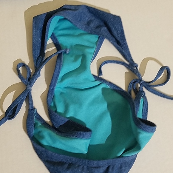 Blue jean color bikini swin suit (L) A62 - Picture 4 of 6